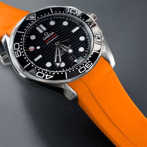 omega seamaster rubber straps|omega seamaster rubber strap replacement.